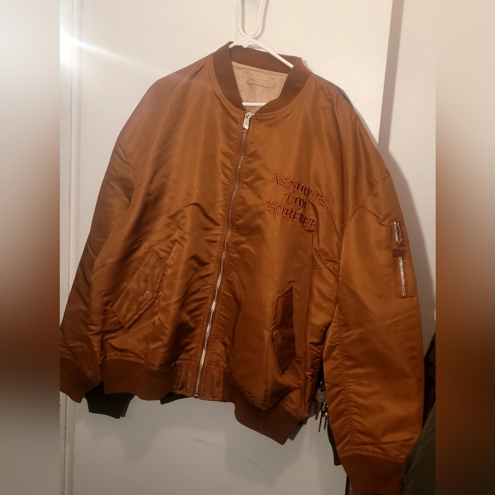 Assholes live forever bomber jacket